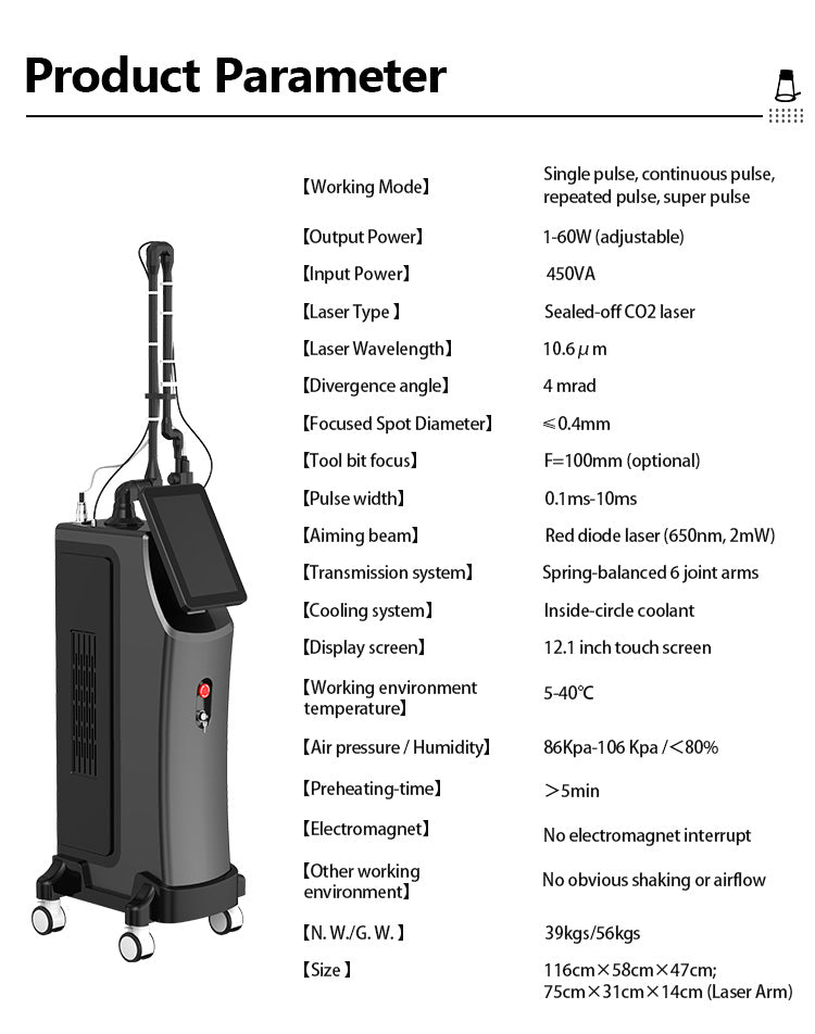 BG862 CO₂ Fractional Laser Machine