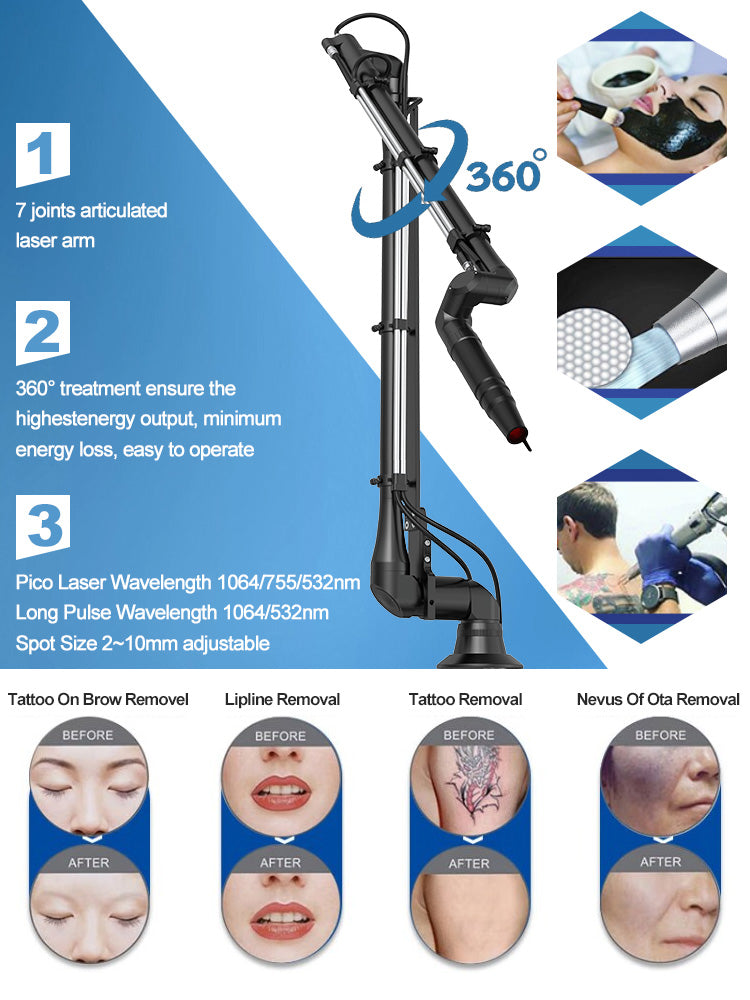 PL268 Picosecond beauty machine / Long Pulse Laser Systems