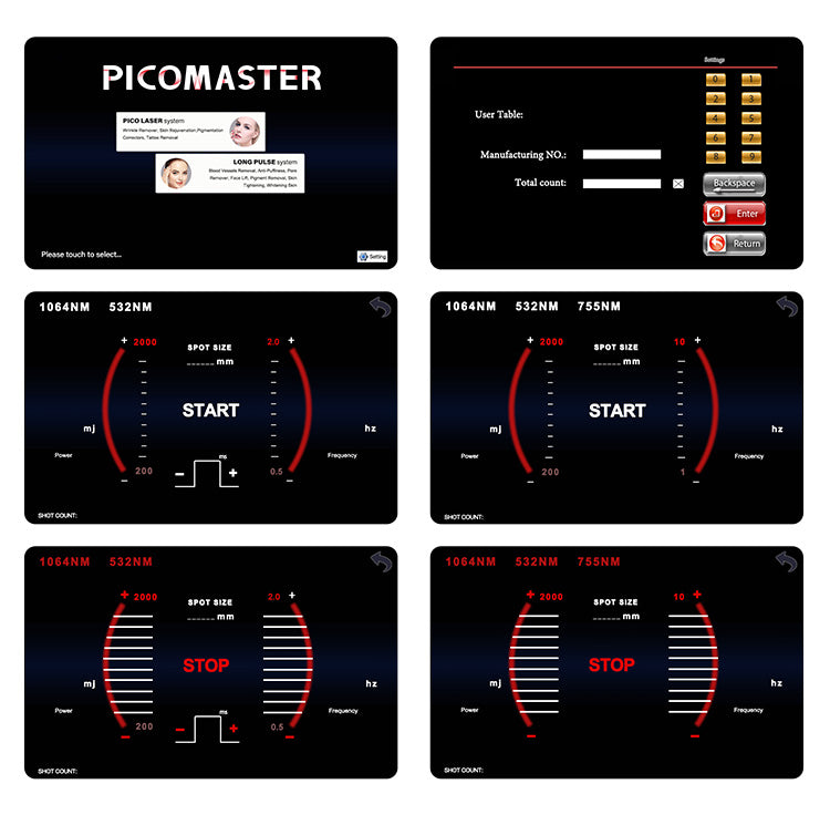 PL268 Picosecond beauty machine / Long Pulse Laser Systems