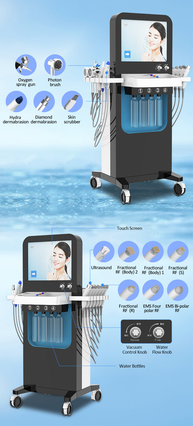 SPA M27 HydraFacial Machines 13 in 1